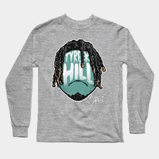 Tyreek Hill Miami Player Silhouette Long Sleeve T-Shirt